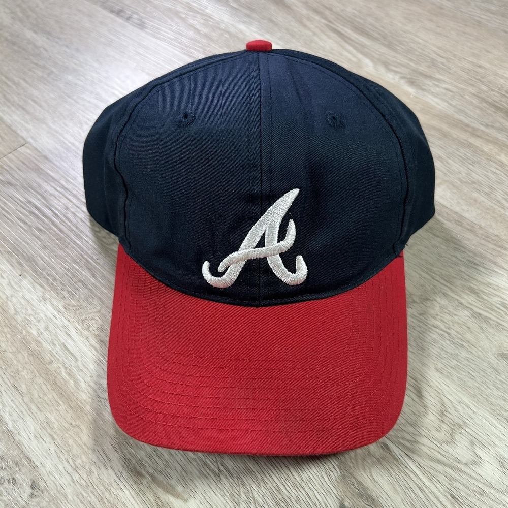 VTG Atlanta Braves Snapback Hat MLB Baseball Blue Red Twins Enterprise Cap